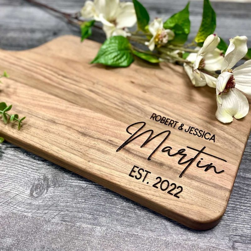 Personalized Charcuterie Board from YourWeddingPlace on Etsy